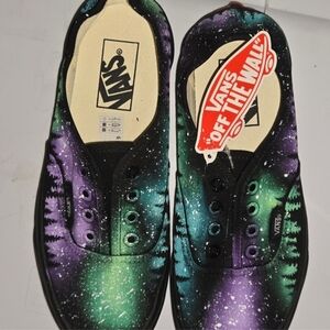 Vans Galaxy Forest Customs Mens 6 Womans 7.5